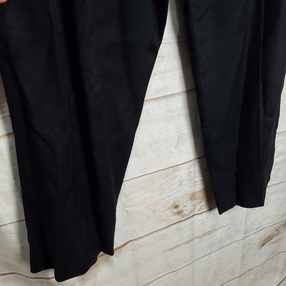 Vintage 90s JH Collectibles Black High Waisted Pleated Trouser Slacks Size 16 - Picture 4 of 11